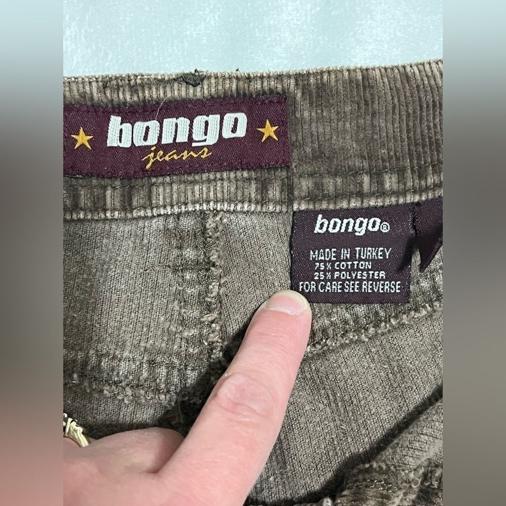 Bongo Jeans Brown Corduroy Hipster Skirt with Pockets Women’s Size 7 - Picture 9 of 14